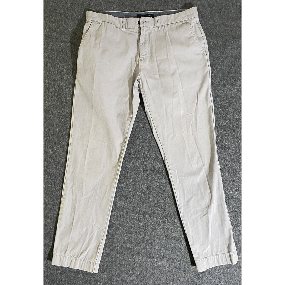 Tommy Hilfiger Men's Chino Pants Beige Tan size 34/32